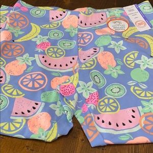 Fruit 🍌 print leggings for girls Capri length